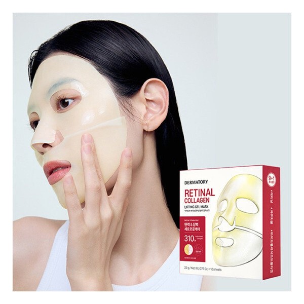 Dermatology Retinal Collagen Elasticity Gel Mask (10 sheets) / 더마토리