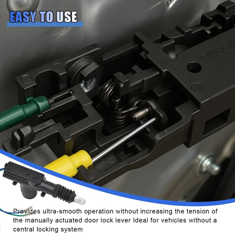 Car Power Door Lock Kit, Universal Heavy Duty Car Power