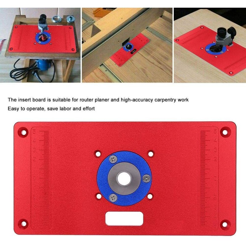 Aluminium Router Table Insert Plate - Trim Router Table Top