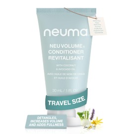 Neuma Neu Volume Conditioner 1 Fl. Oz. Fennel, Ylang Ylang, Patchouli, and Vanilla Scent, Travel Size Moisturizing Conditioner Sulfate Free Paraben Free