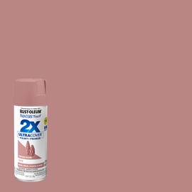 Rust-Oleum 299887-6PK Painter's Touch 2X Ultra Cover Spray Paint, 12 oz, Satin Vintage Blush, 6 Pack
