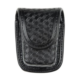 Bianchi 7915 Glove Pouch Holder, Basketweave Black, Hidden Snap