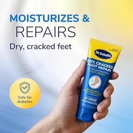 Dr. Scholl's Ultra Hydrating Foot Cream 3.5 oz, Lotion with 25% Urea for Dry Cracked Feet, Heals and Moisturizes for Healthy Feet