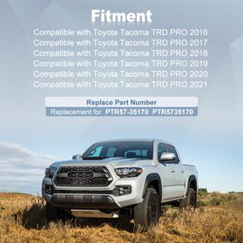 JDMON Automatic Gear Shift Knob Head Lever Compatible with Toyota Tacoma TRD PRO 2016 2017 2018 2019 2020 2021 Gear Shift Lever Knob Replace PTR57-35170 PTR5735170