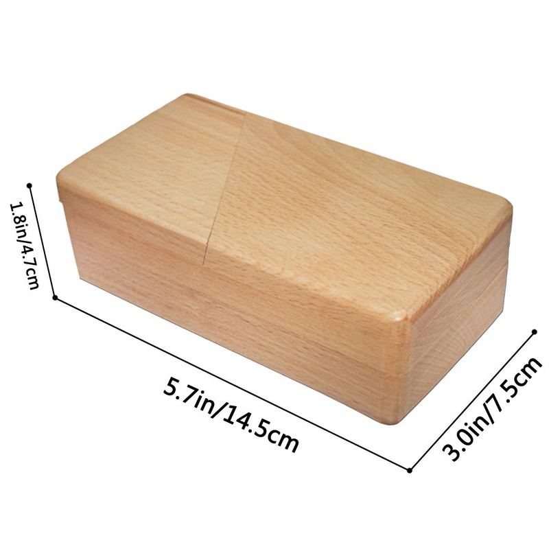 DC-BEAUTIFUL Impossible Puzzle Box 3D Brain Teaser Toy, Original Color