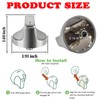 W11366438 Gas Stove Knobs Compatible with Whirlpool Range WCG55US0HS00 WCG55US0HS05