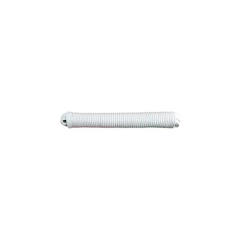 Koch, White 5640625 3/16 by 100-Feet Plastic Coated Clothesline, Size