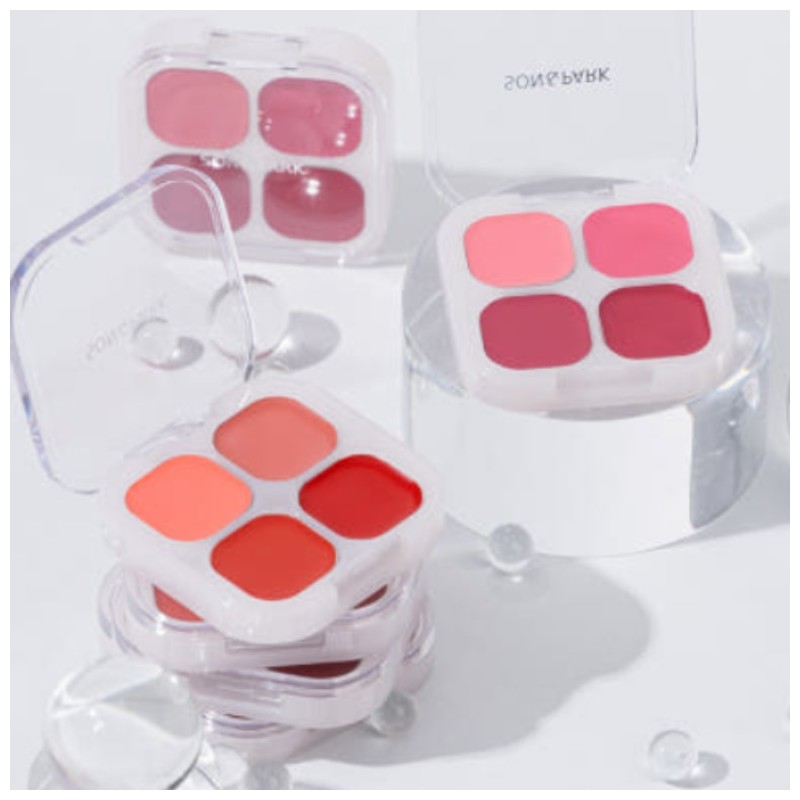 SON&PARK Glow Layring Lip & Cheek Palette 4g, Shade:02 Cool