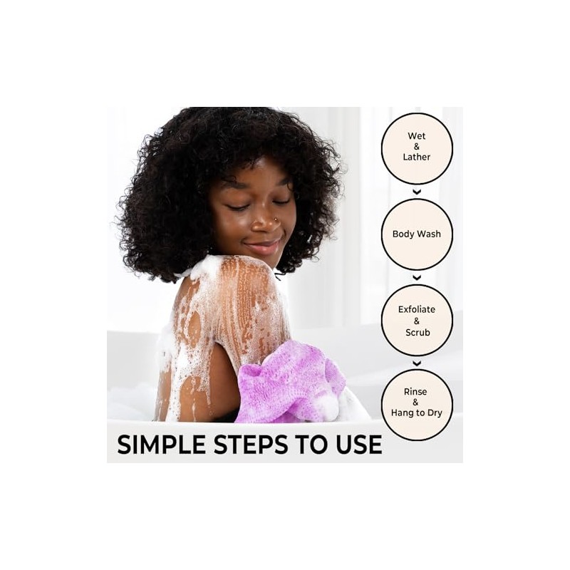 MINISENTIALS Auténtica esponja de red africana con nudos - Esponja
