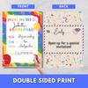 Cardlyst - 24-32 Kids Childrens Rainbow Birthday Party Invitations Kids