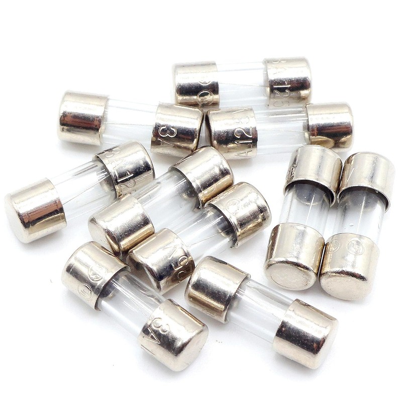 SIXQJZML 10 Pack F3AL Fast-Blow Mini Fuse 3A Max 3