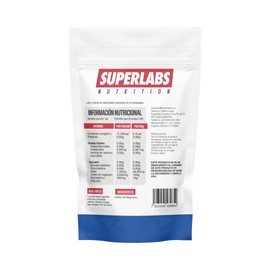 Superlabs Nutrition Citrato de Magnesio Premium en Polvo 500 gramos Sabor Natural