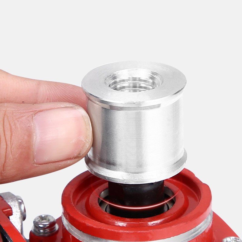 Fenteer Belt Sander Adapter for Angle Grinder Pipe Tube Sanding
