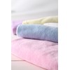 CBJAPAN Carari One Bath Towel, 3x Water Absorbency Microfiber, Yellow,