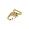 C5250 Natural Brass, Swivel Lever Snap, Solid Brass-LL, 1/2"