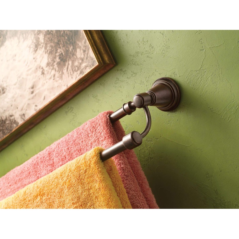 Moen DN3622ORB Inspirations 24-Inch Double Towel Bar, Oil Rubbed Bronze