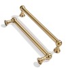 khtumeware 10 Pack 6 Inch Hole Center Brushed Brass Cabinet