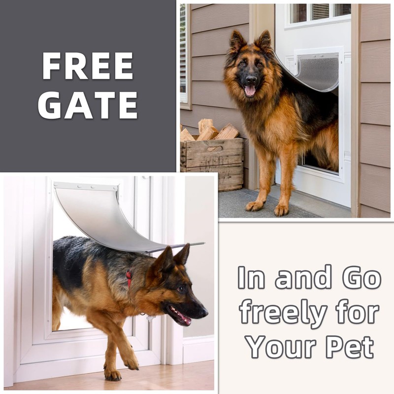 PAC11-11038 Dog Door Replacement Flaps for Dogs and Cat, Doggy