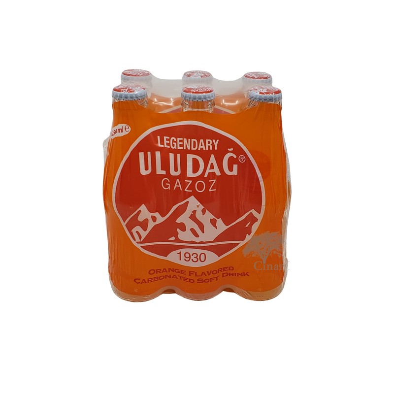 Uludag Legendary Orange Flavored Carbonated Soft Drink - Portakal Efsane