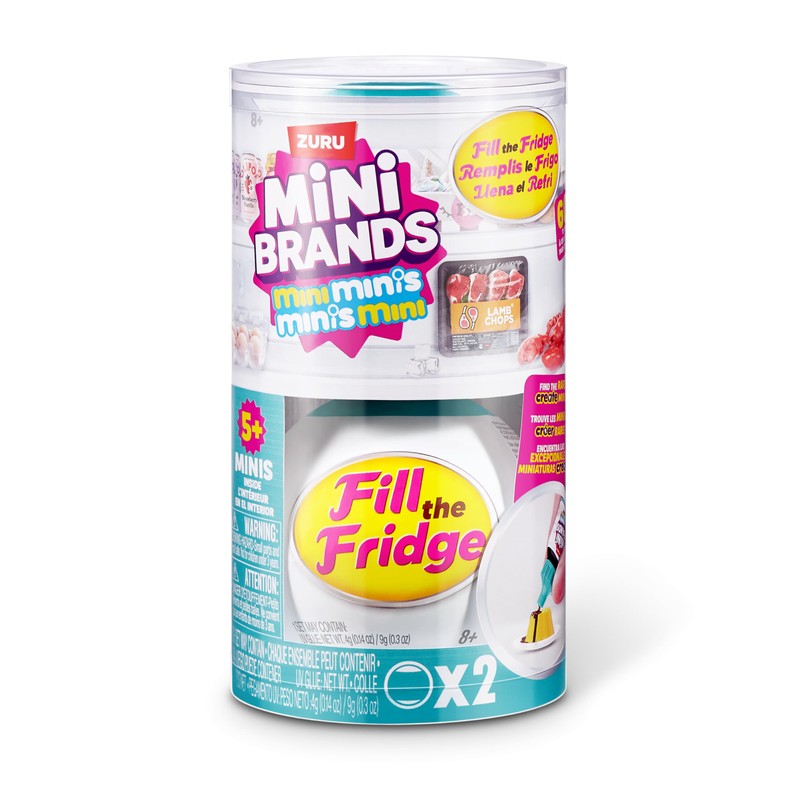 Mini Brands Fill The Fridge Series 1 Capsule by ZURU,