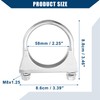 Hihaha Round U Bolt Muffler Exhaust Clamps for Car /