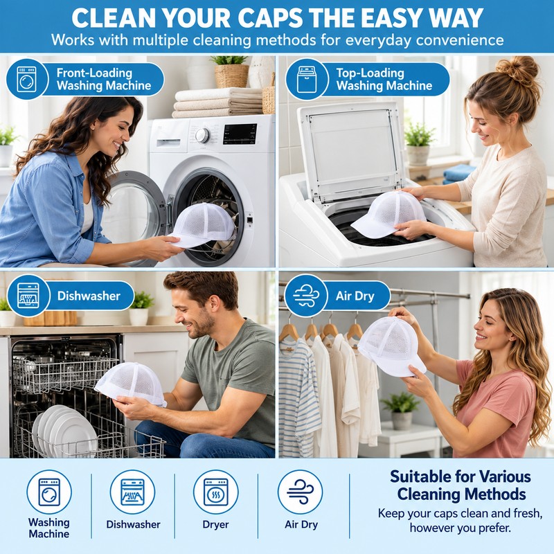2 Pack Hat Cleaner for Washing Machine – Protective Cap
