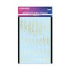 Hikyu Parts Fire Tribal Decal Outline Gold 1 Piece Plastic