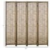 HOMCOM 4 Panel Room Divider, 5.5 Ft Portable Folding Privacy