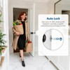 Vanzbon Fingerprint Door Lock for Bedrooms, 4 in 1 Smart