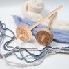 Yarn Spindle Spin Hand Wool Starter Spinner Kit Wooden,Drop Spindle