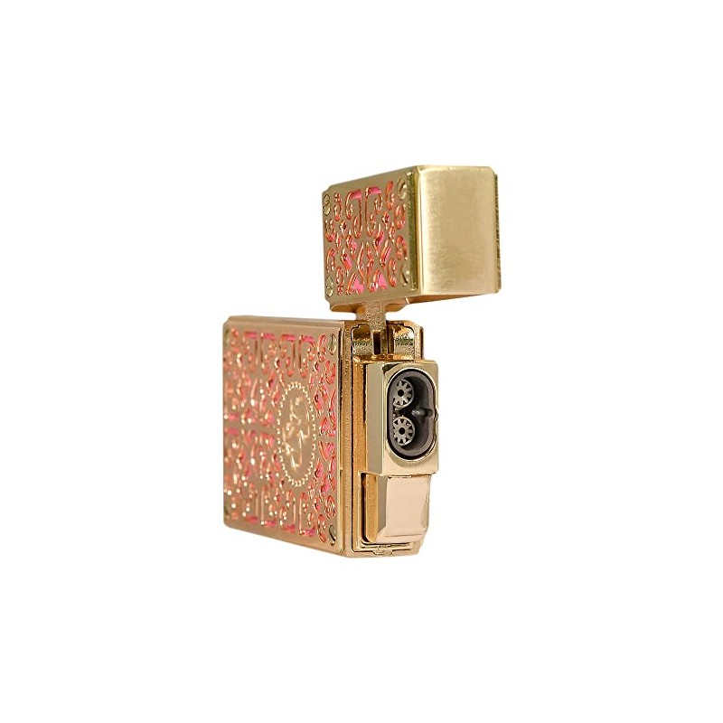 Collection Lighter - Pink with Gold Plates_AB