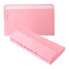 50 packs #10 Business envelopes, pink envelopes, self-sealing standard envelopes,