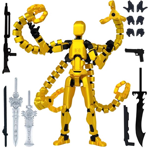 Already Assembled T13 Action Figure Accessories,Dummy 13 T13 Multi-Jointed Movable,for
