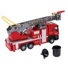 1:50 Ladder Fire Truck Alloy Model 180° Rotating Table Fire