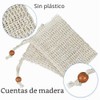 50 soap bags mesh exfoliating, 100% natural sisal soap pouch,