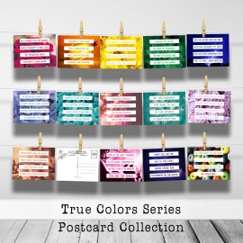 True Colors Series Kind Cards 14-Card Postcard Collection