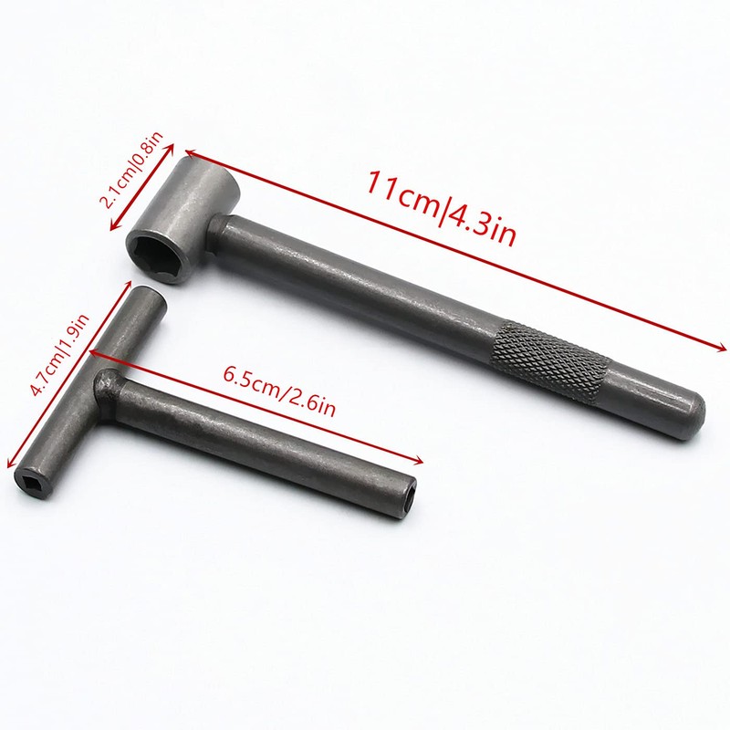 ZPFLL Motorcycle Scooter Valve, Tappet Engine Valve, Screw Repair Wrench,
