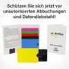 RFID protective case, TÜV tested, NFC blocker, credit card, bank