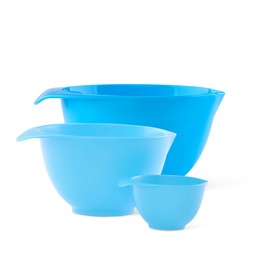 WePrep - Colourful Large Mixing Bowl - Meal Prep, Mixing, Serving, Baking, Salads - Light Blue