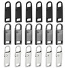 18 Pcs Replacement Zipper pulls, Spare Removable Metal Zip Repair