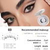 HaRanyue Magnetic Eyelashes, 2 Pairs Magnetic Lashes,Reusable, Natural Look, No