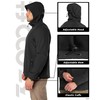 33,000ft Men's Hooded Softshell Jacket Waterproof Lightweight Insulated Windbreaker Fleece