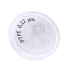 GVS Filter Technology, Syringe Filter, ABLUO, 25mm, PTFE Membrane, 0.22µm,