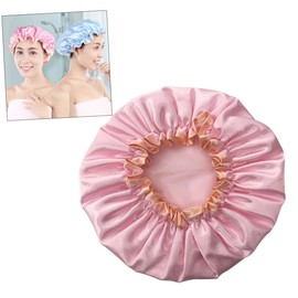 Baluue Bathing Hat Elastic Band Waterproof Shower Cap for Women Girls Shower Hat Salon Hat Shower Cap Boys and Girls Hair Cap Reusable Multi-purpose