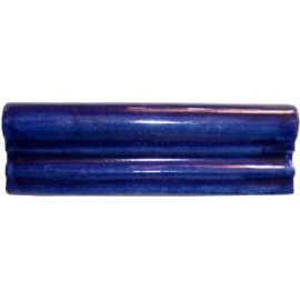 Fine Crafts Imports 2" x 6" 5pcs TalaMex Cobalt Blue Chair Rail  Molding