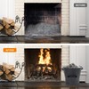 BRIAN & DANY Ash Bucket with Lid, 2.6 Gallon Fireplace