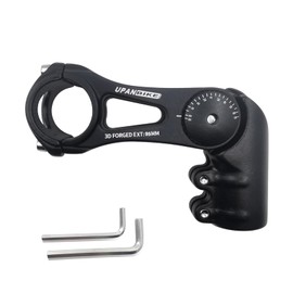 UPANBIKE Bike Stem Adjustable Bicycle Stem 31.8mm 130 Degree 75mm 95mm 130mm 130mm Aluminum Alloy Handle BR Riser Extender BMX Mountain Bike