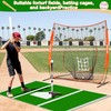 6x4 ft Baseball and Softball Hitting Mat with Non-Slip Backing