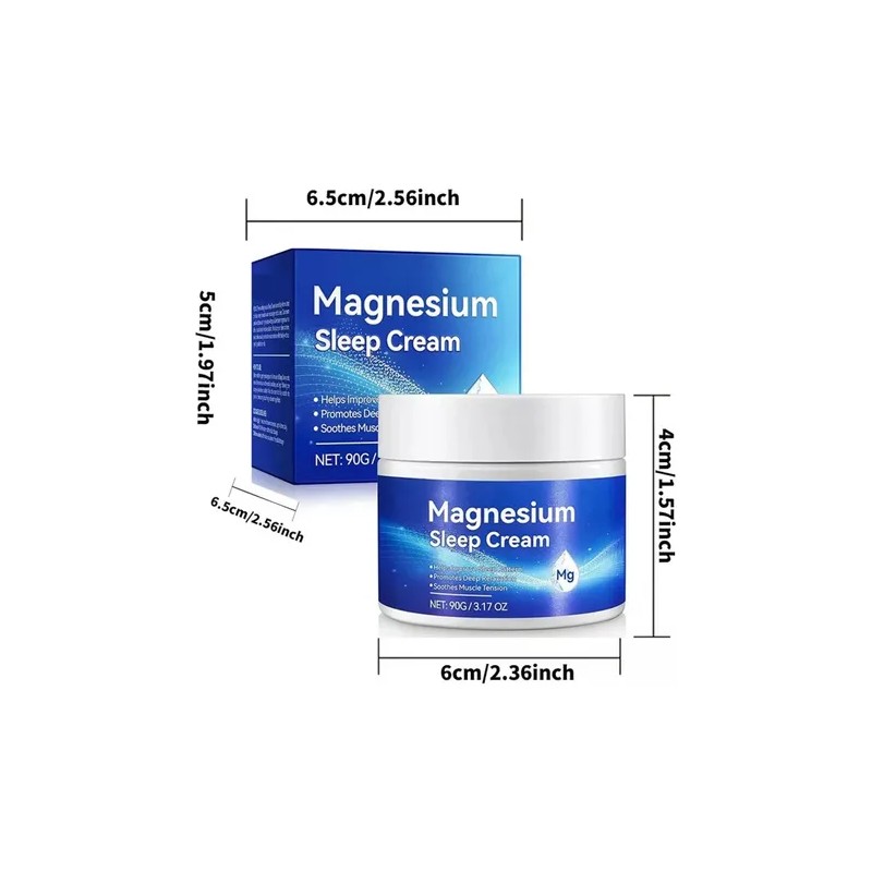 Mz Crema De Magnesio For Dormir - Aceite Tópico De