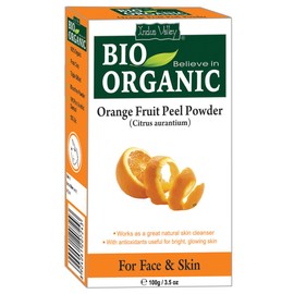 Indus Valley Natural, Organic Orange Peel Herbs Powder For Glowing Face & Removing Pimples & Wrinkles (Orange Peel)